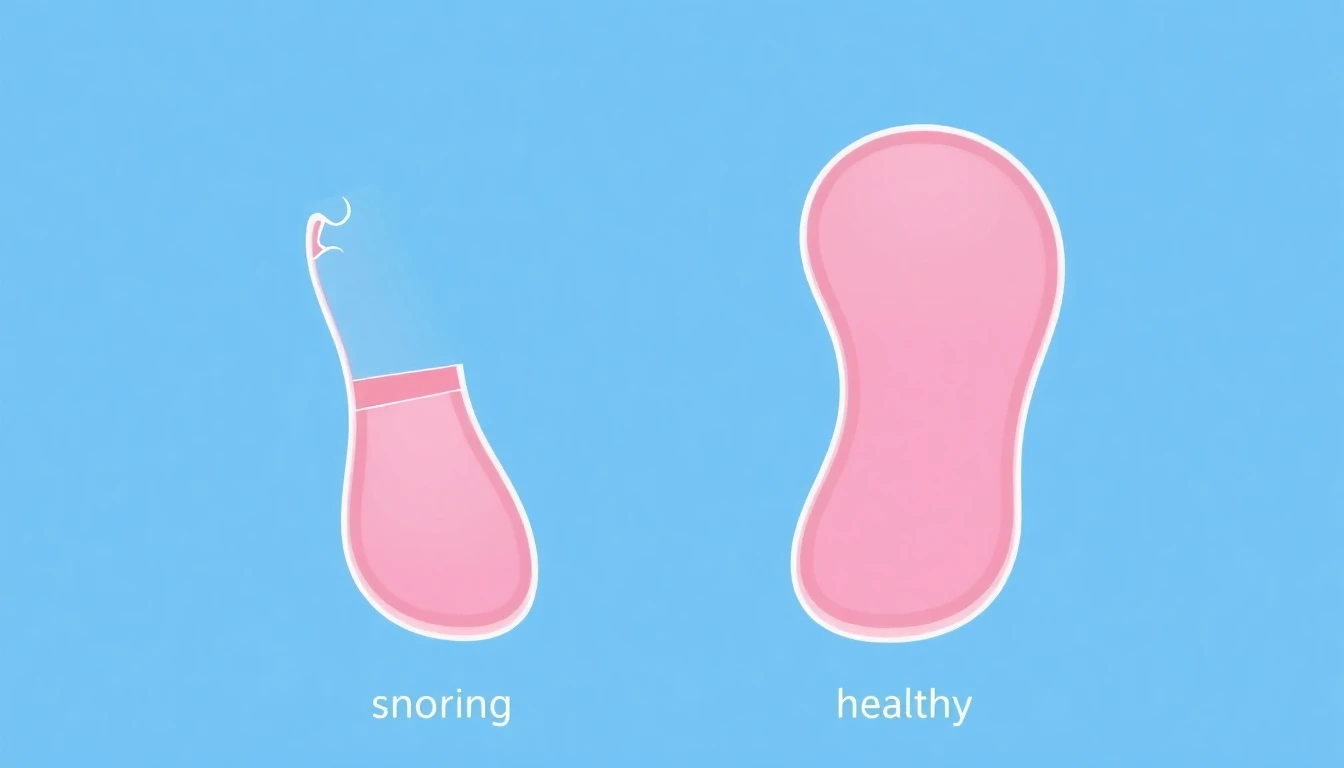 いびきのメカニズム図解